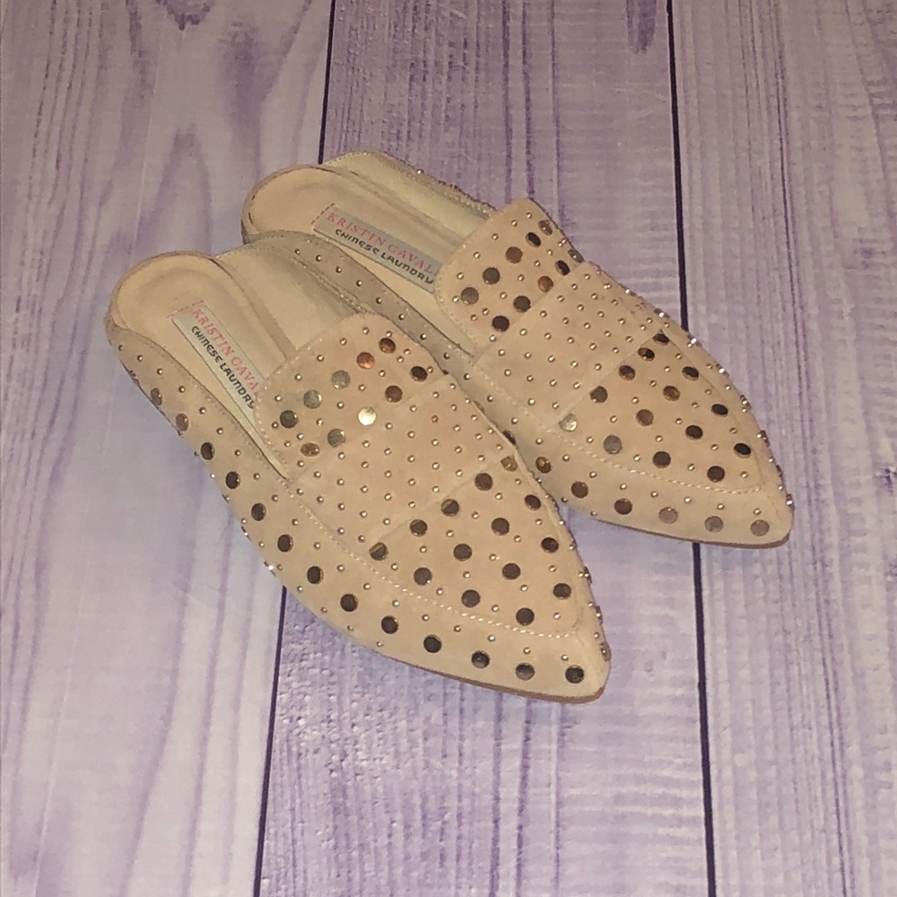 Nude Kristin Cavallari Charlie Loafer Mule